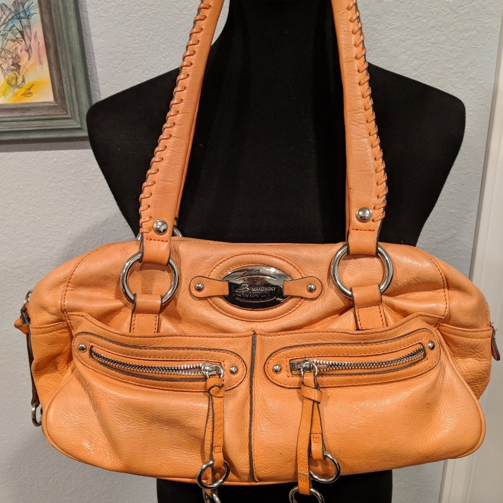 B. Makowski leather handbag